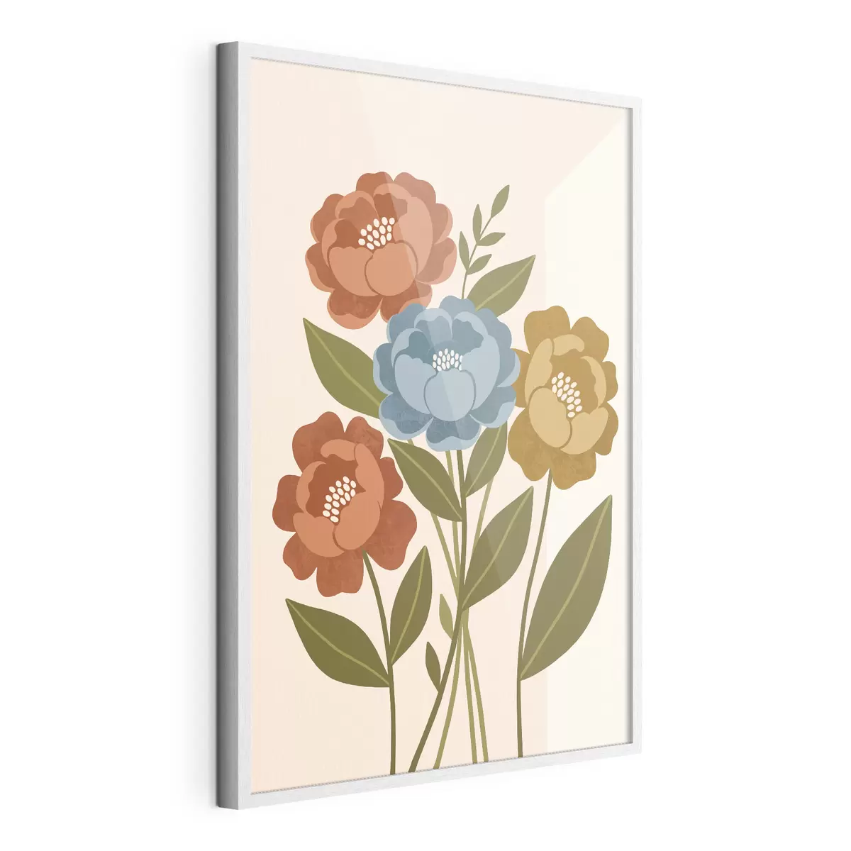 Poster Un buchet încântător de flori ilustrate f50730