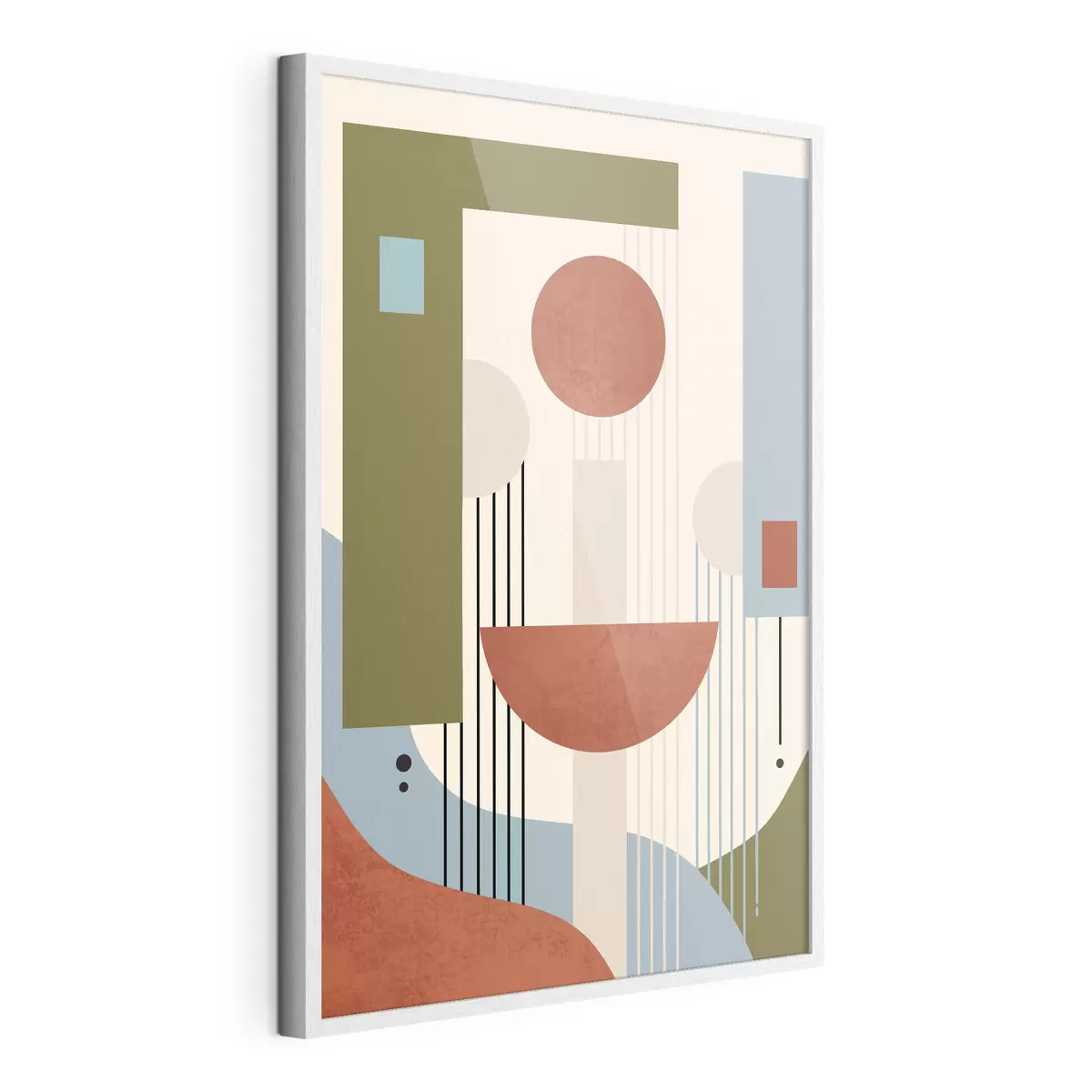 Poster Forme abstracte în tonuri pământii f50732