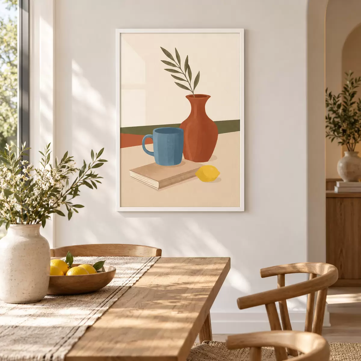 Poster Natură moartă intimă, în nuanțe calde f50735