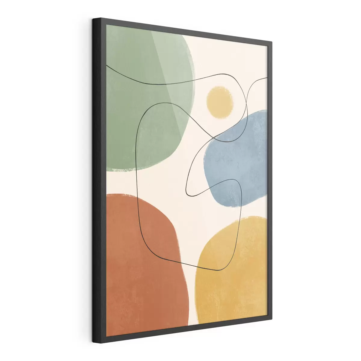Poster Culori abstracte cu linii fluide f50736