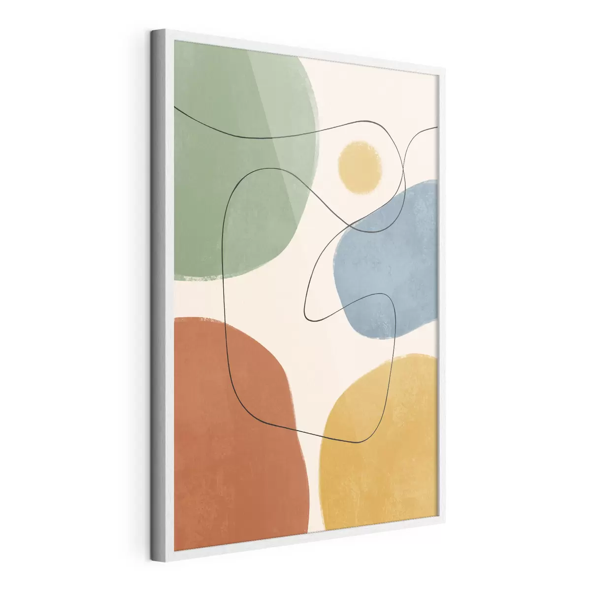 Poster Culori abstracte cu linii fluide f50736