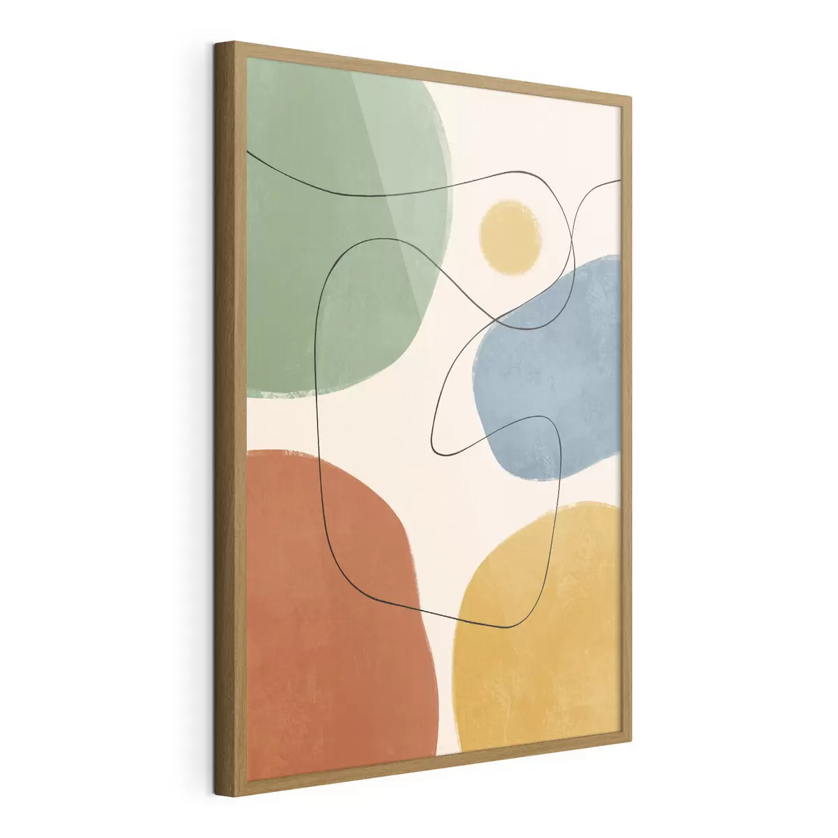 Poster Culori abstracte cu linii fluide f50736