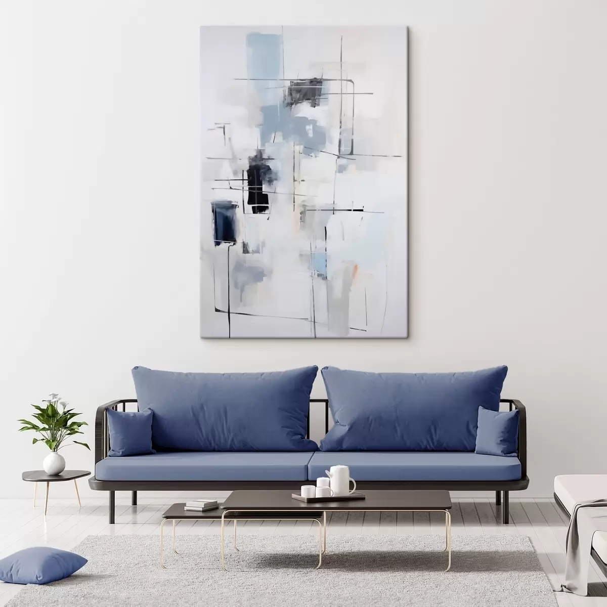 Tablouri Abstracție haotică, imitație a picturii s51127