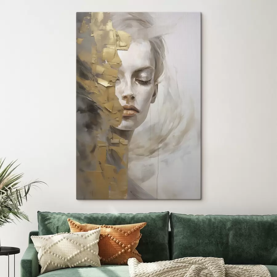 Tablouri Portret abstract, imitație a unui tablou s51129