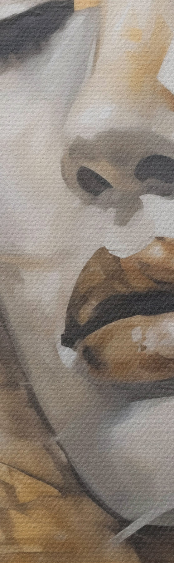 Tablouri Portret abstract al unei tinere, realizat în stilul unei picturi s51130