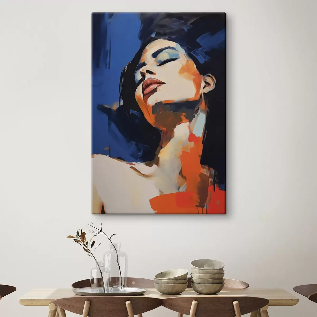 Tablouri Fată adormită, imitație după un tablou s51139