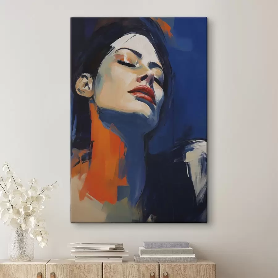Tablouri Fată adormită, imitație după un tablou s51140