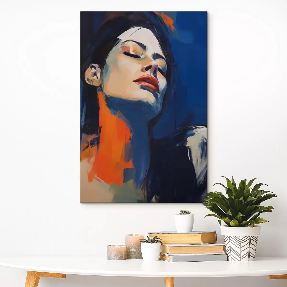 Tablouri Fată adormită, imitație după un tablou s51140