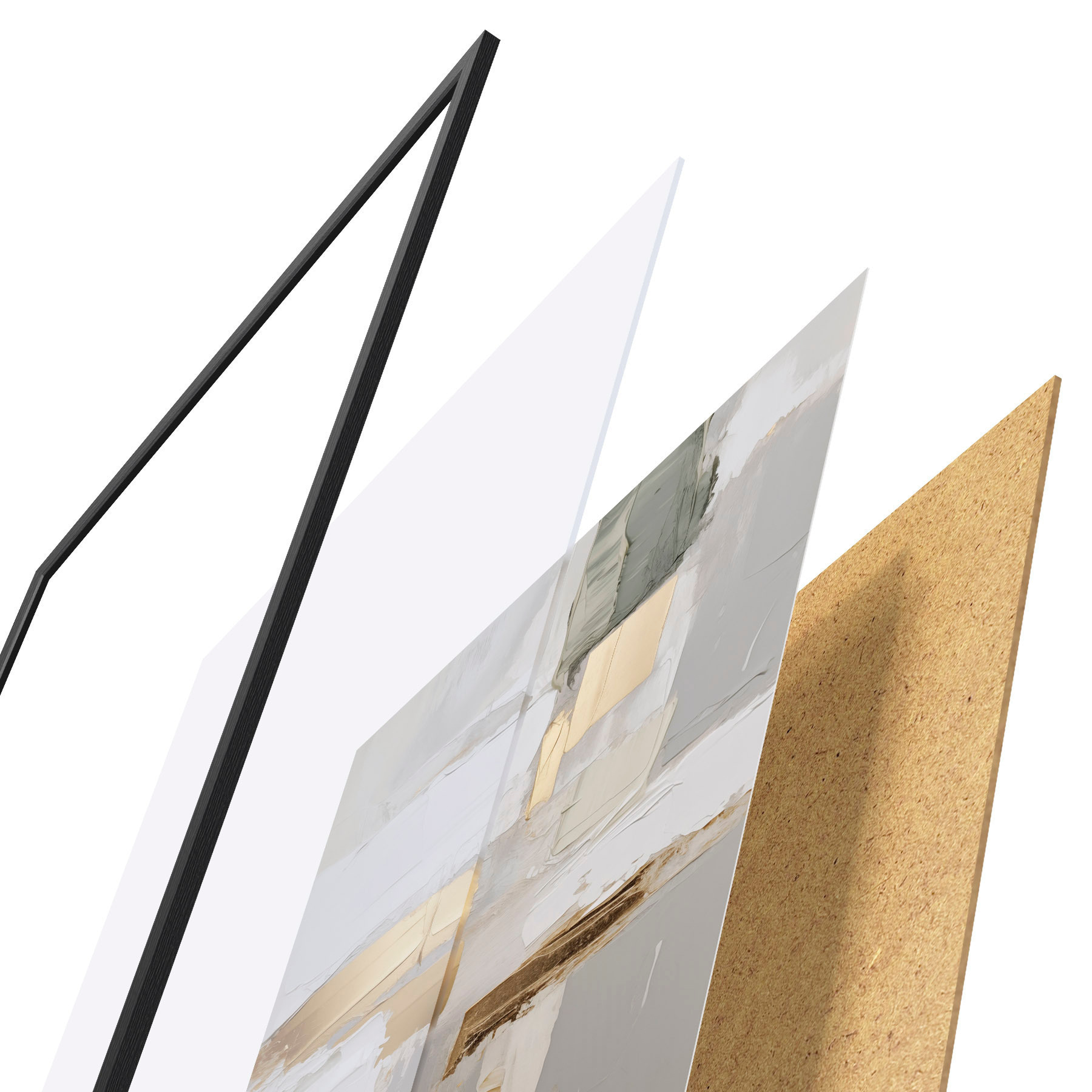 Poster Abstracția, imitația picturii f50996