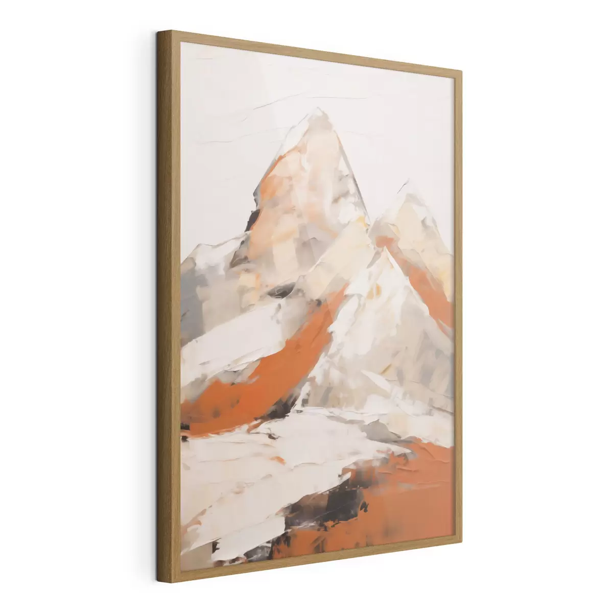 Poster Munti abstracți, imitație a unui tablou f51126