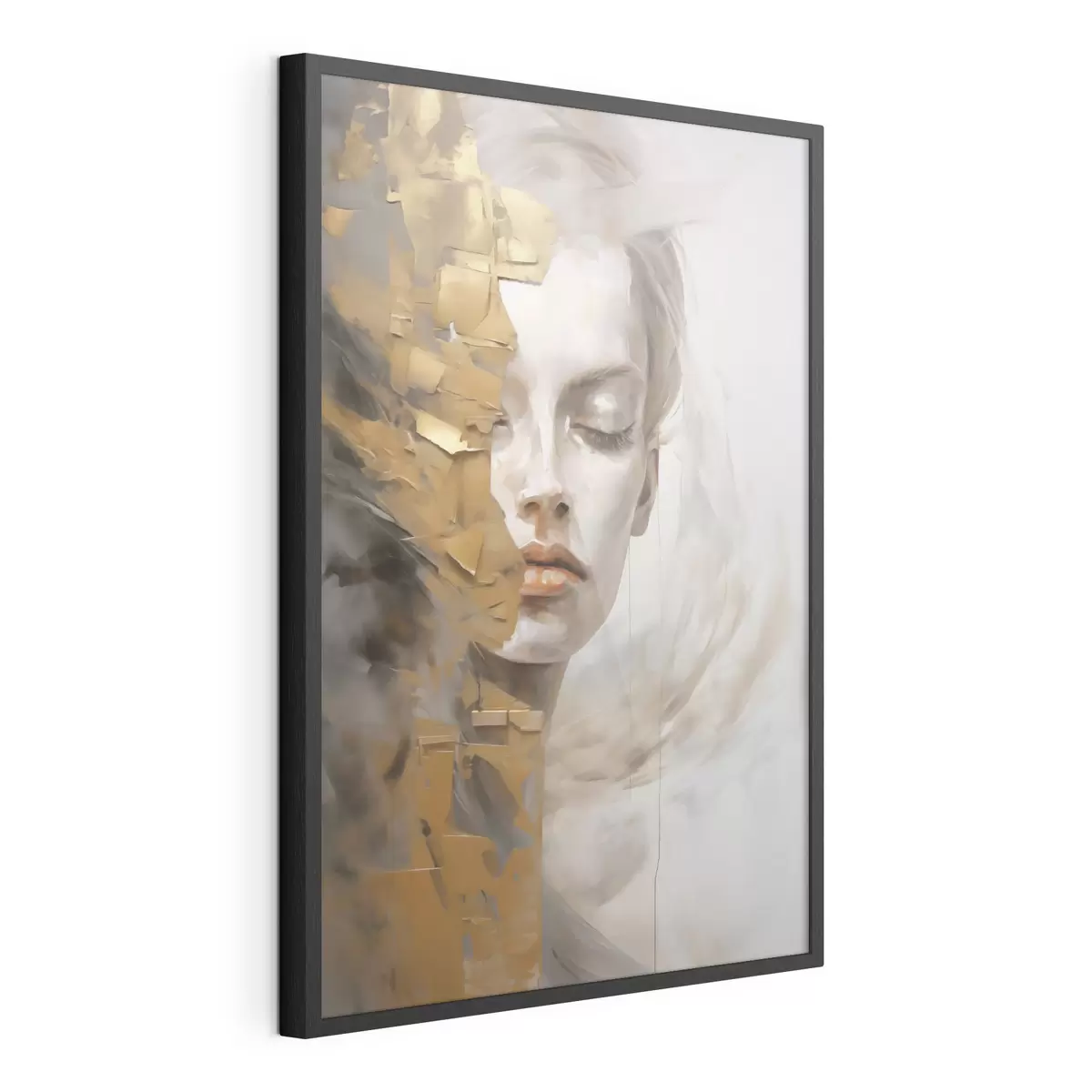 Poster Portret abstract, imitație a unui tablou f51129
