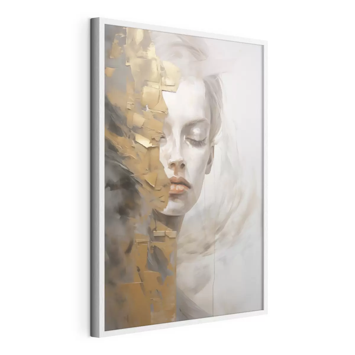 Poster Portret abstract, imitație a unui tablou f51129