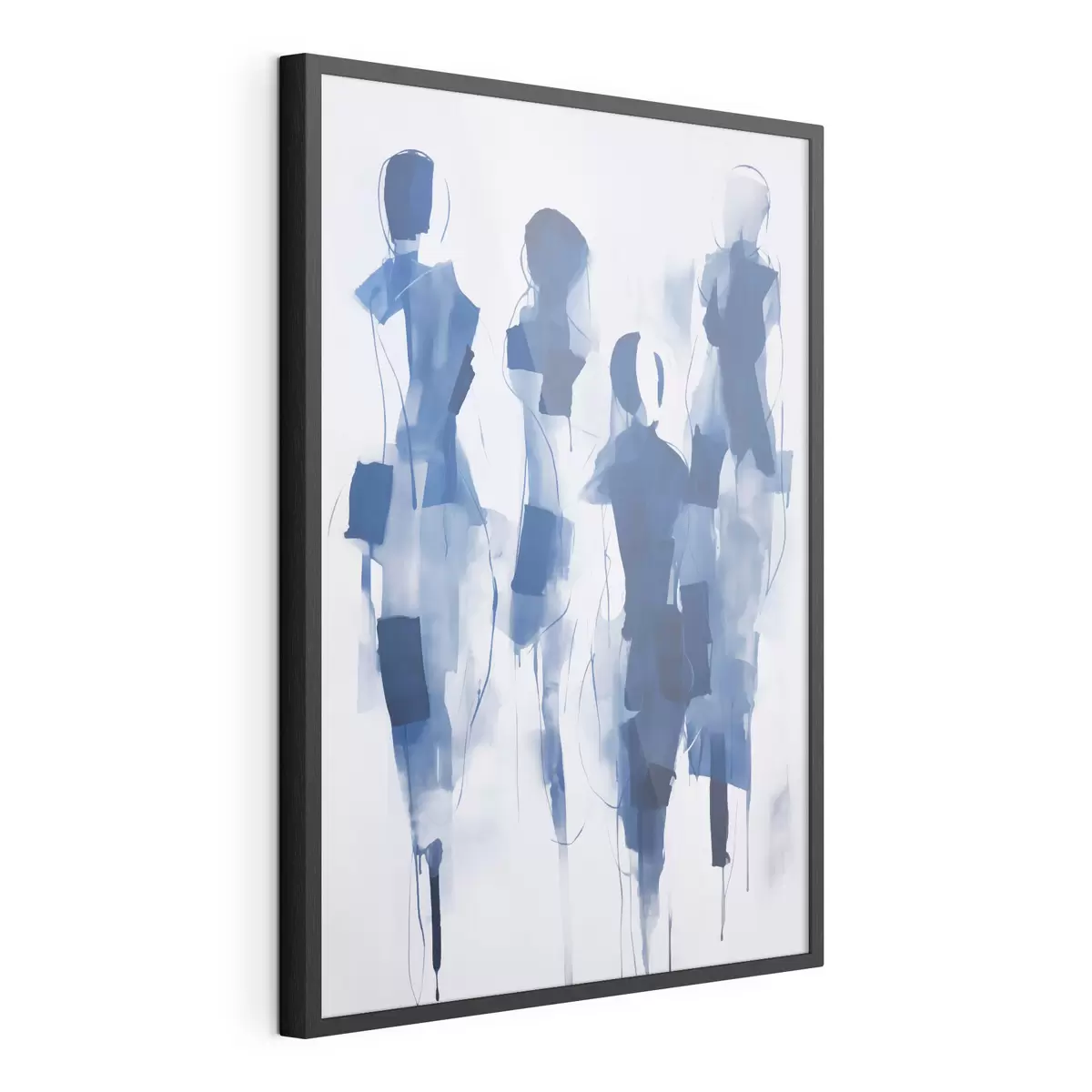 Poster Siluete abstracte, imitație de pictură f51131