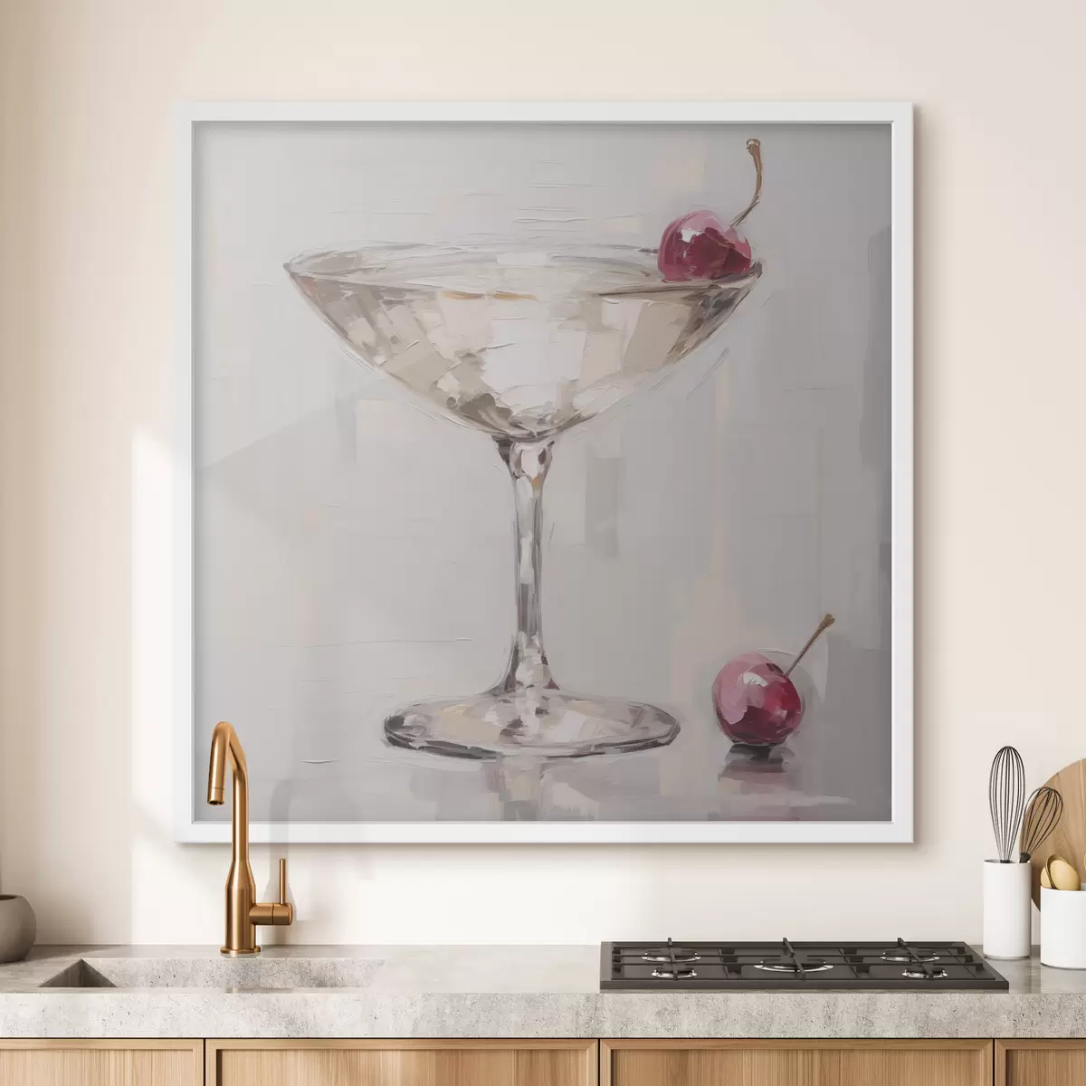 Poster Cocktail, imitație a unui tablou f51137