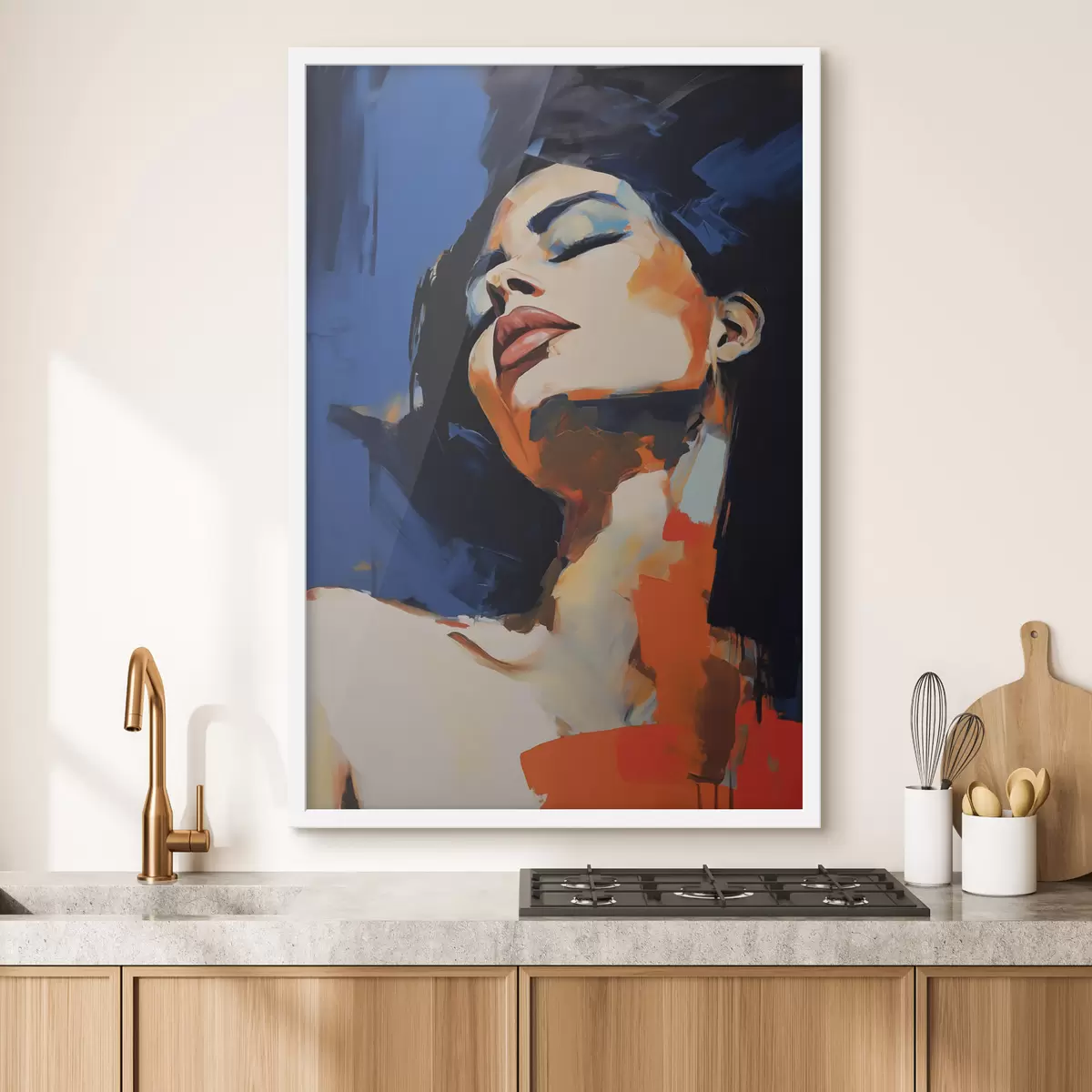 Poster Fată adormită, imitație după un tablou f51139