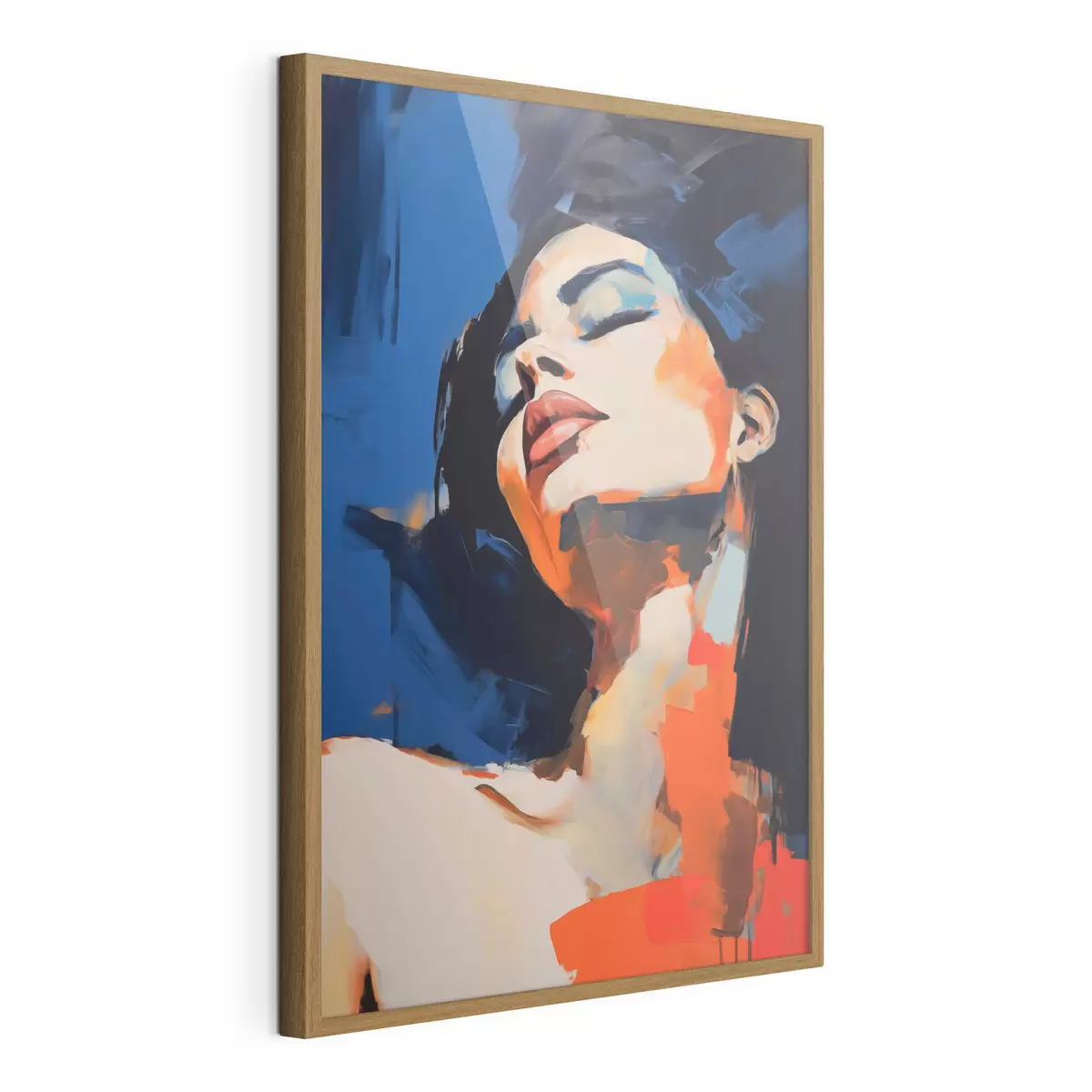 Poster Fată adormită, imitație după un tablou f51139