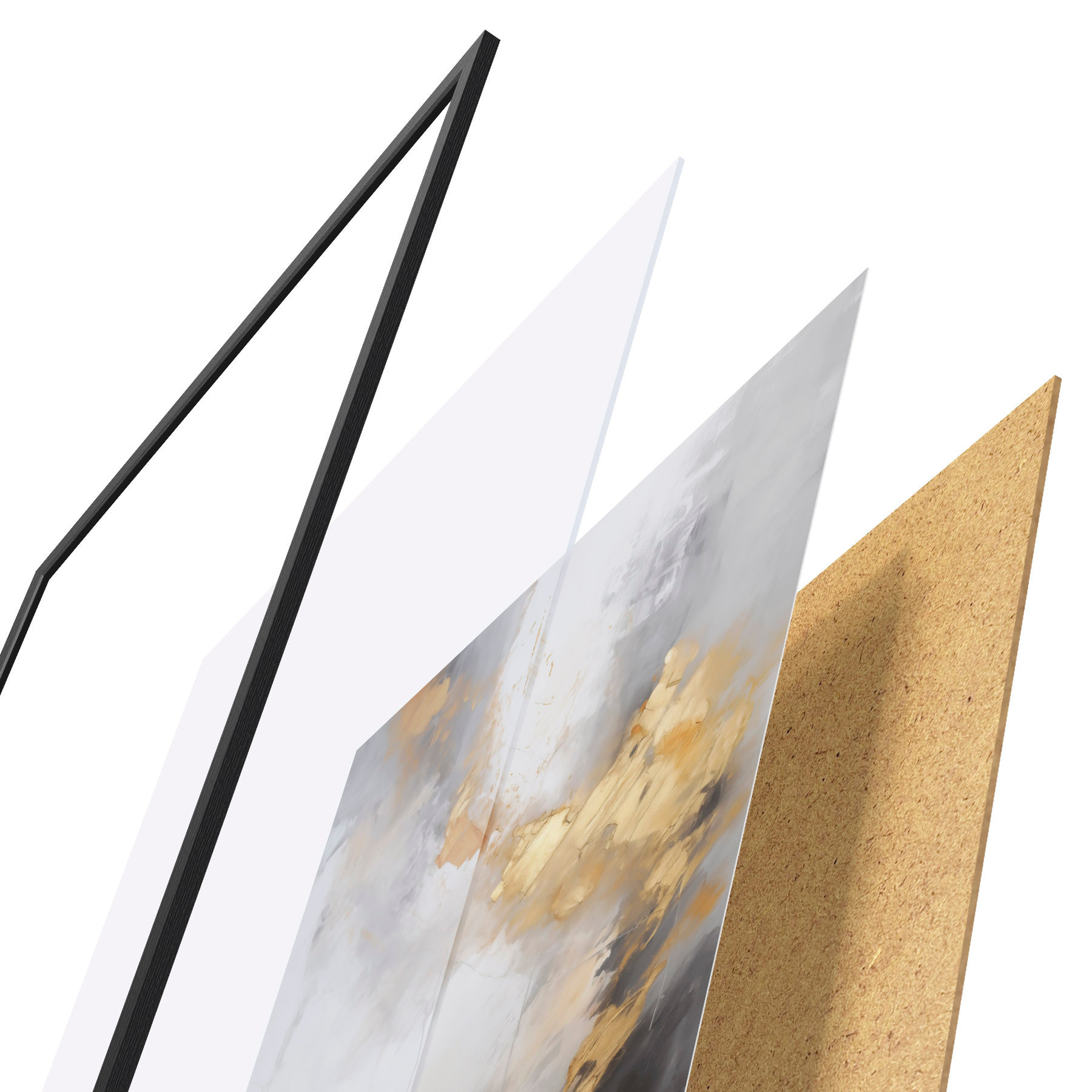 Poster Abstracția modernă, imitația picturii f51142
