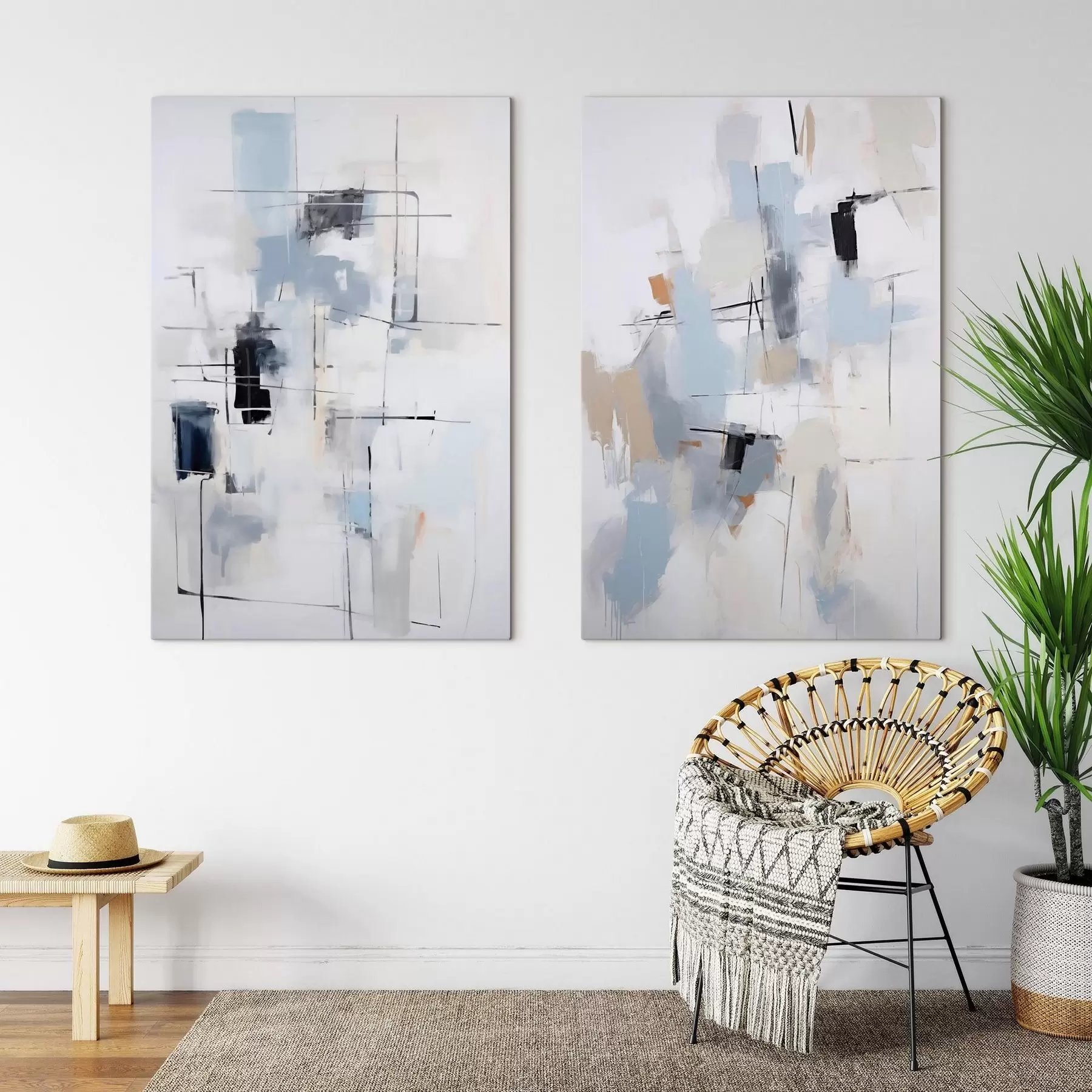 Tablouri Abstracție haotică, imitație a picturii m31095