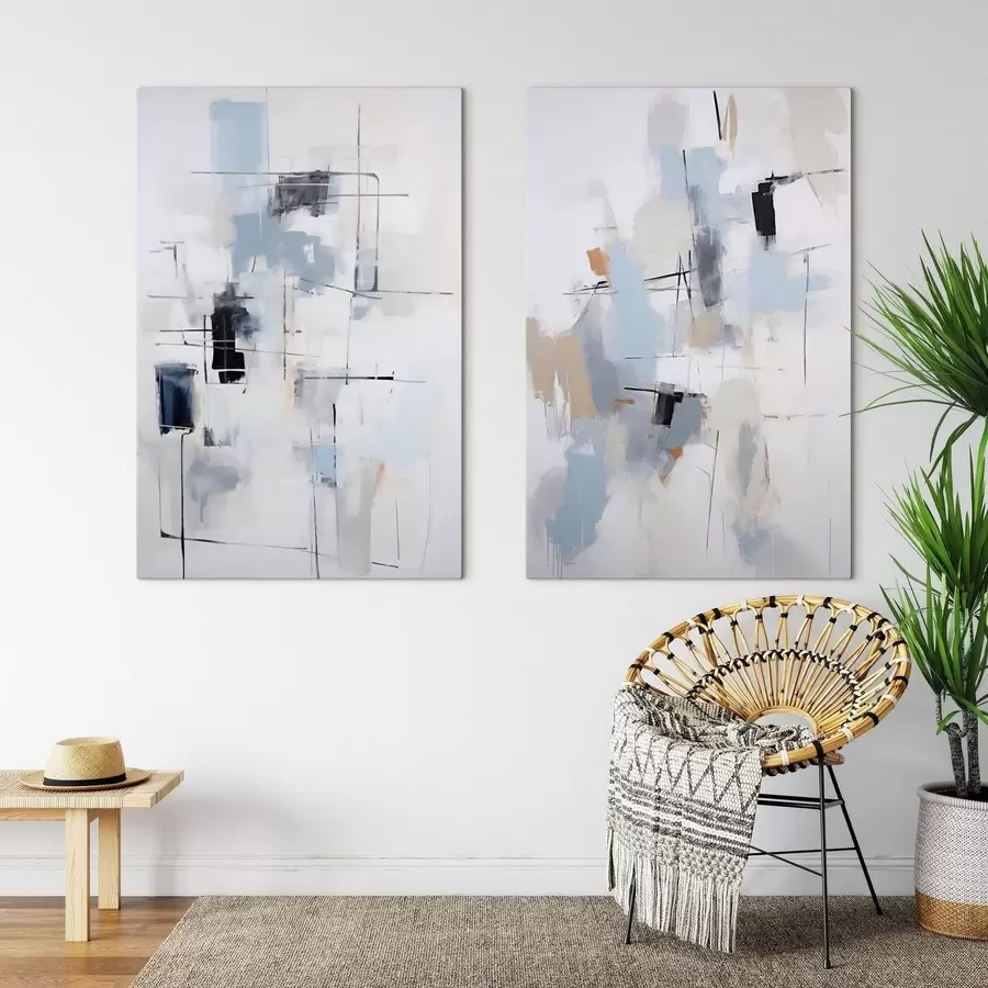 Tablouri Abstracție haotică, imitație a picturii m31095