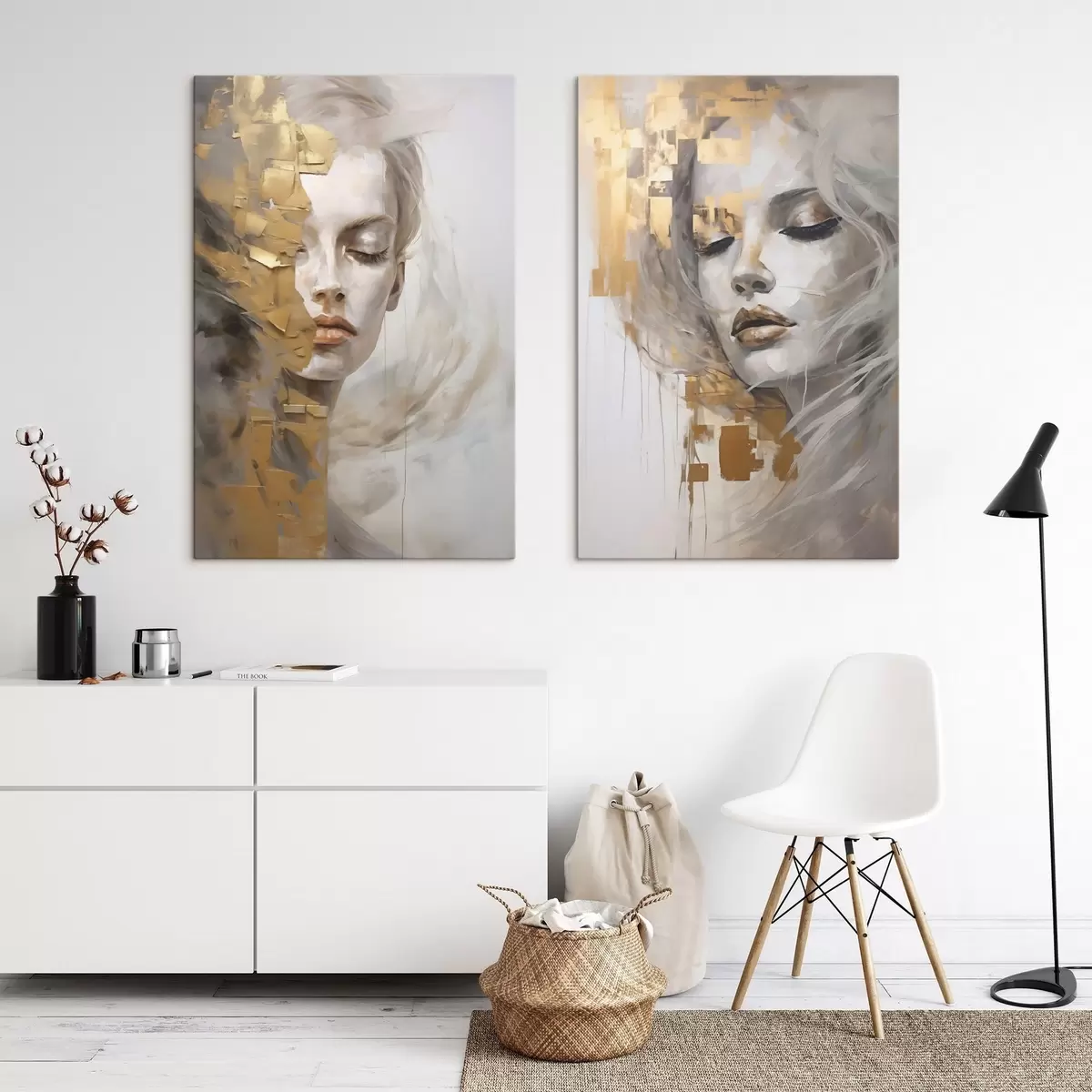 Tablouri Portret abstract, imitație a unui tablou m31096