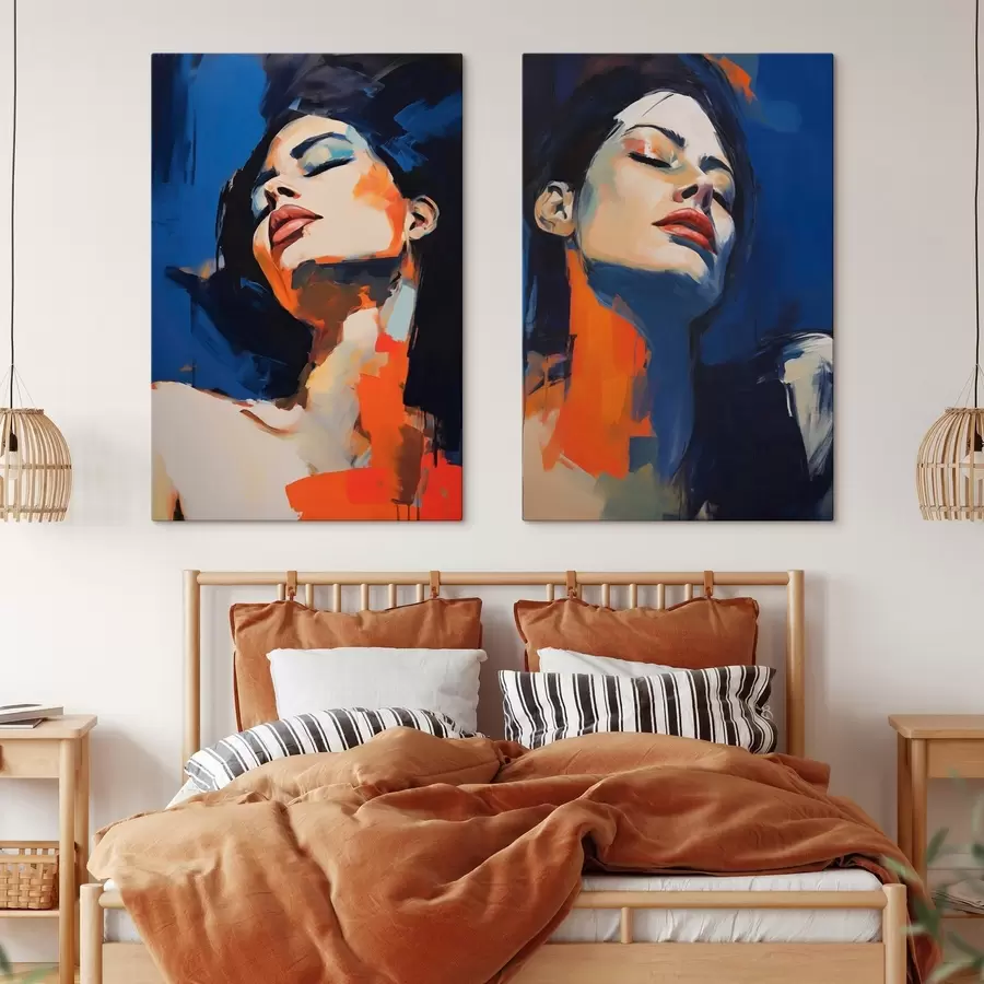 Tablouri Fată adormită, imitație după un tablou m31101
