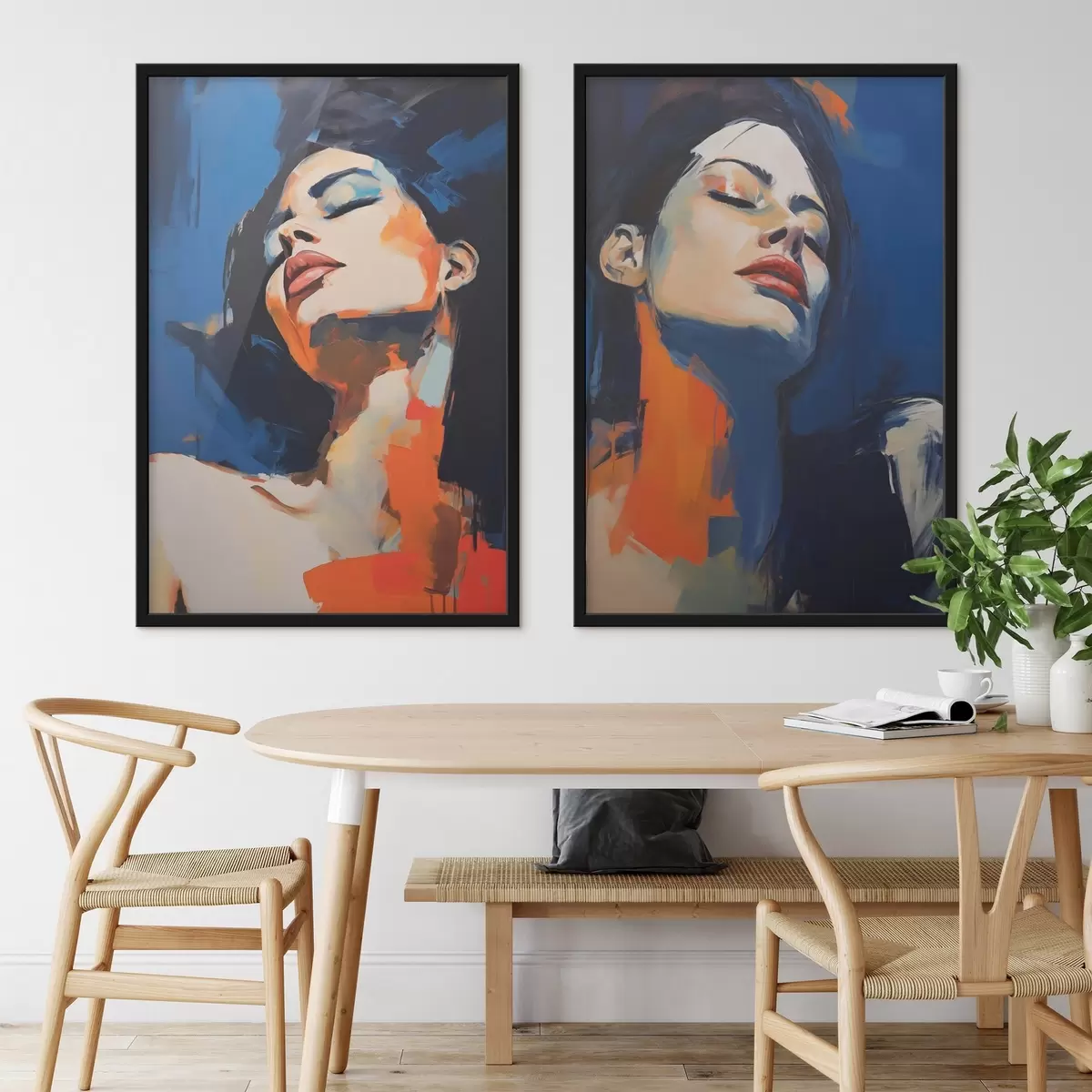 Poster Fată adormită, imitație după un tablou d31101