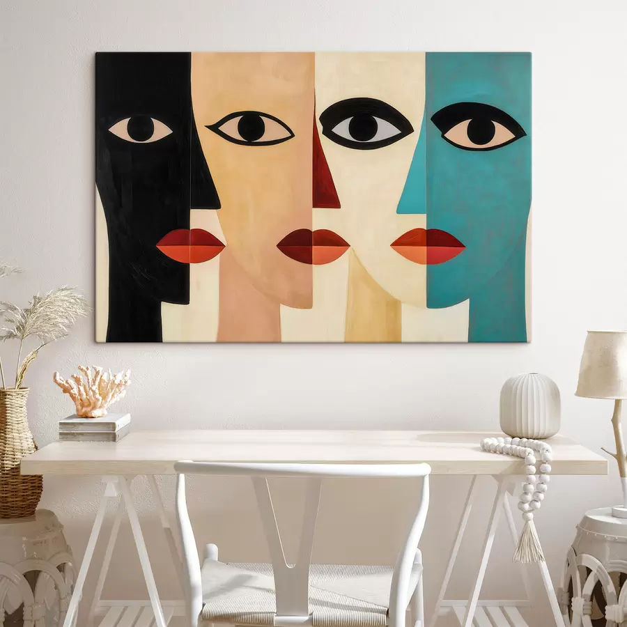 Tablouri Fețe abstracte s51063