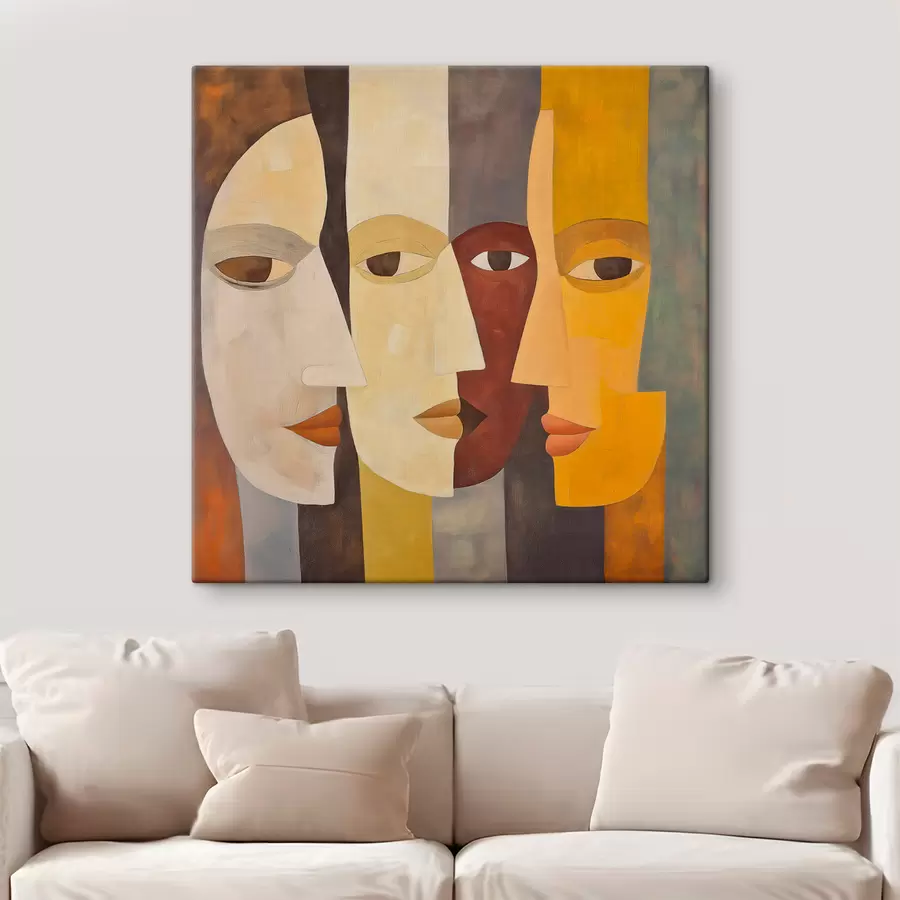 Tablouri Fețe abstracte s51068