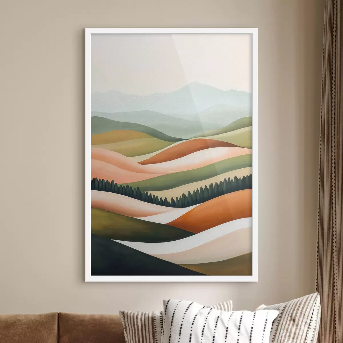 Poster Dealuri pline de culoare f51056