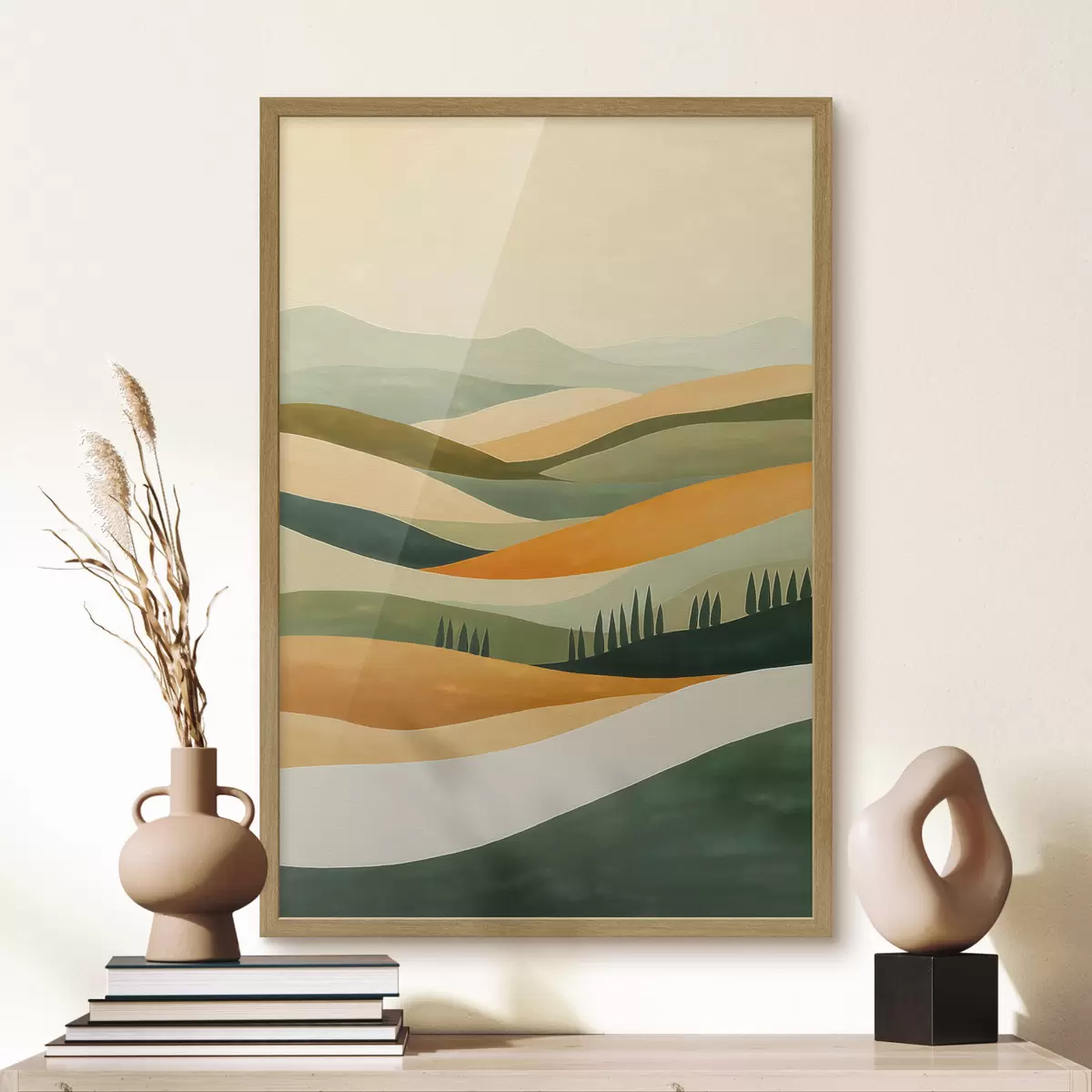 Poster Dealuri pline de culoare f51057