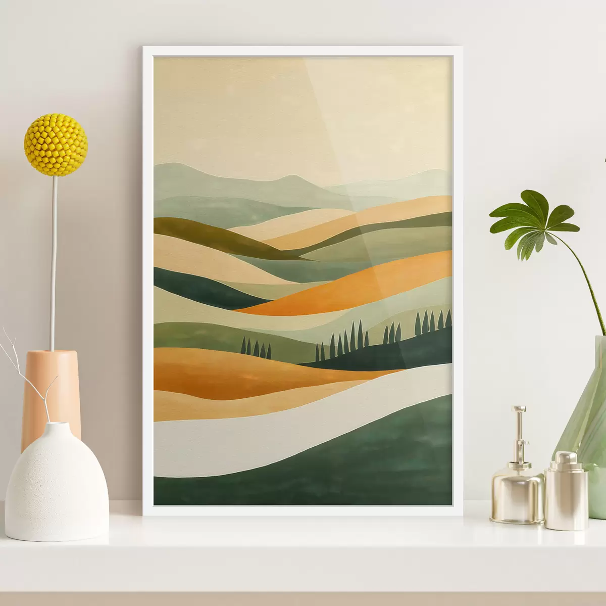 Poster Dealuri pline de culoare f51057