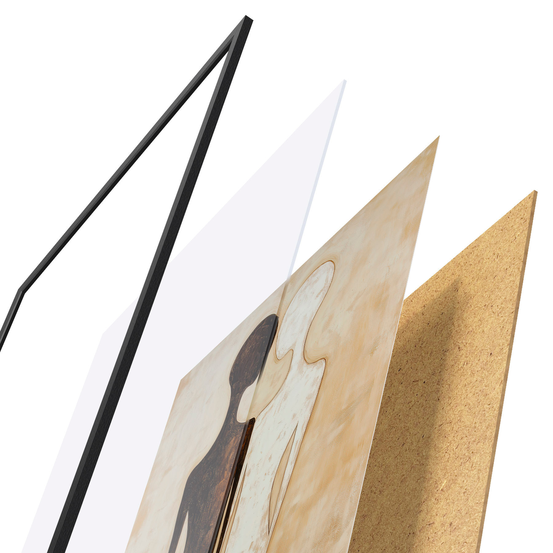 Poster Siluete abstracte f51059