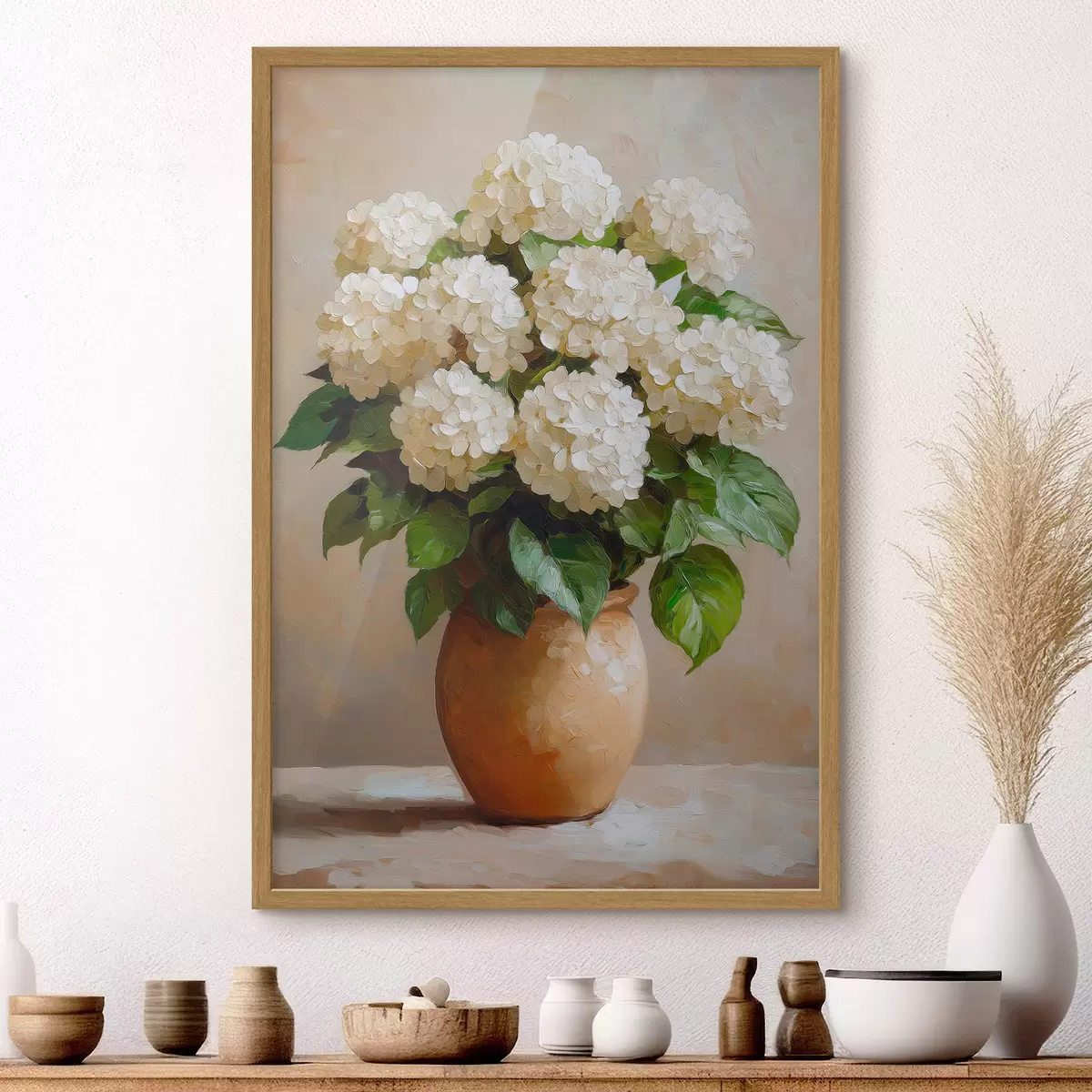 Poster Hortensii albe f51062