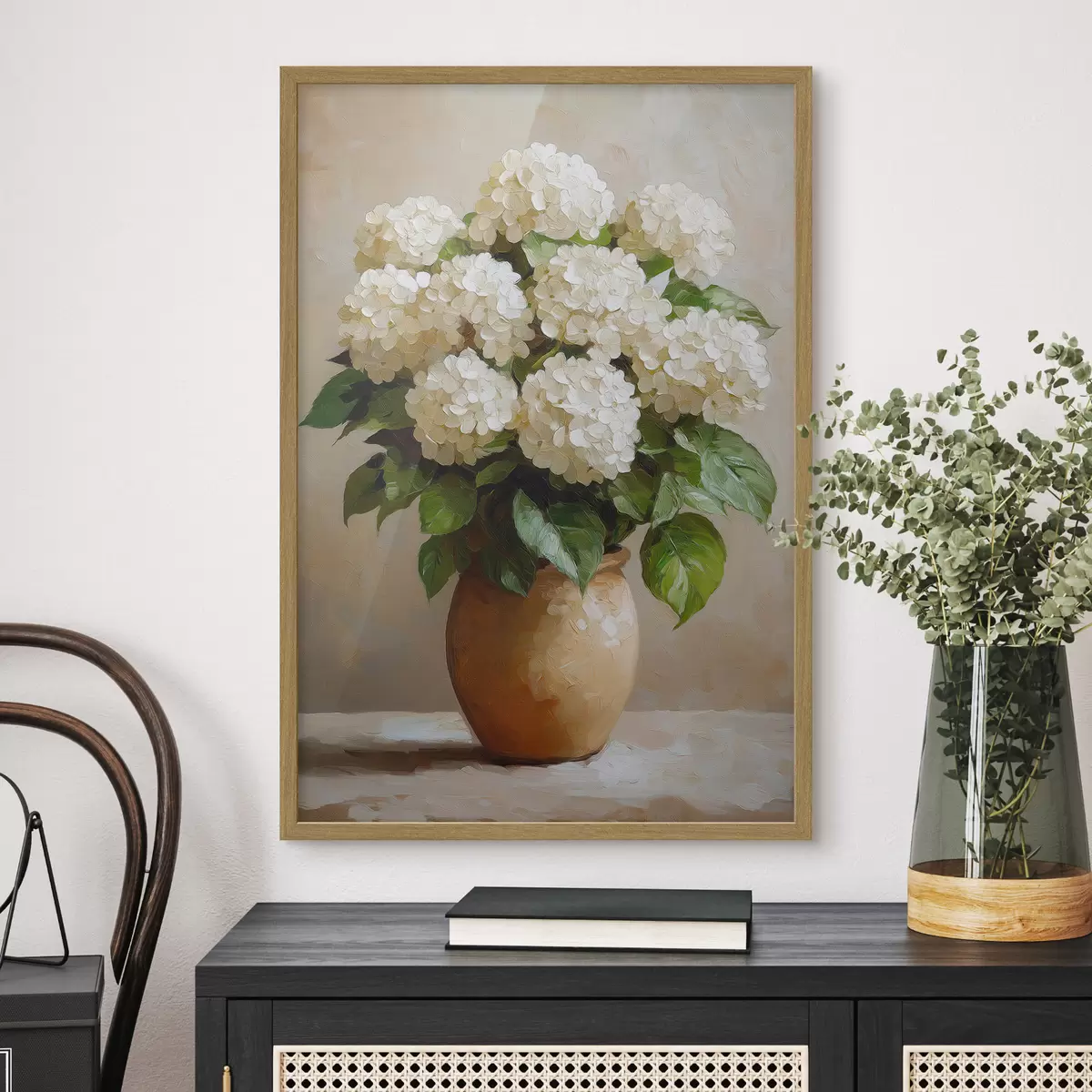 Poster Hortensii albe f51062