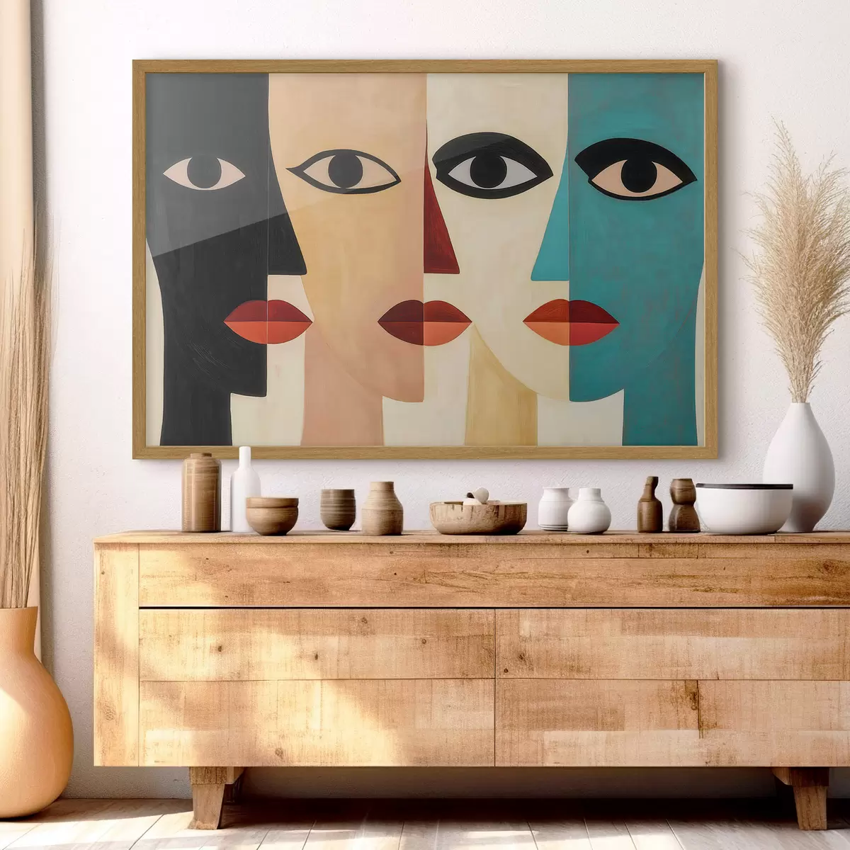 Poster Fețe abstracte f51063