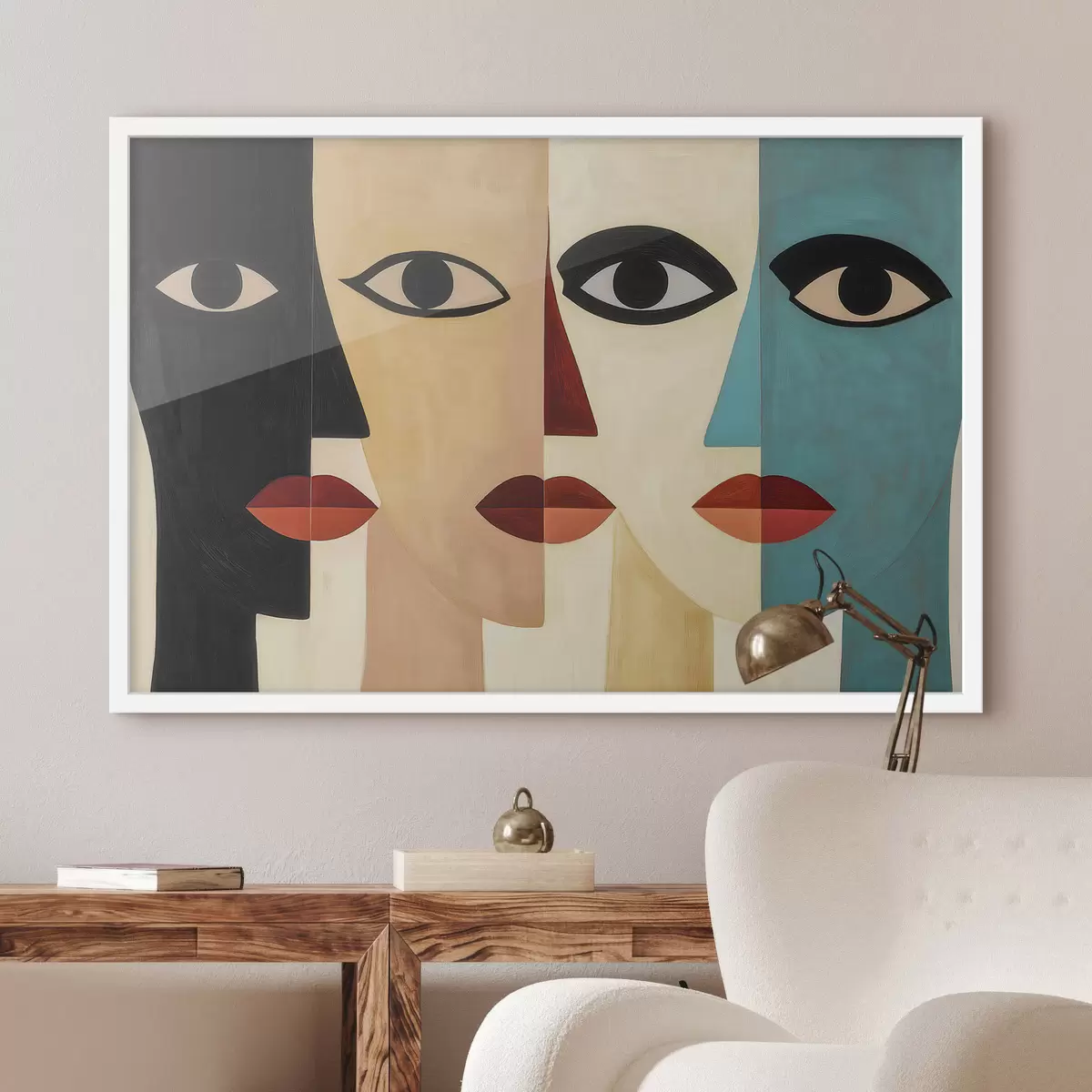 Poster Fețe abstracte f51063