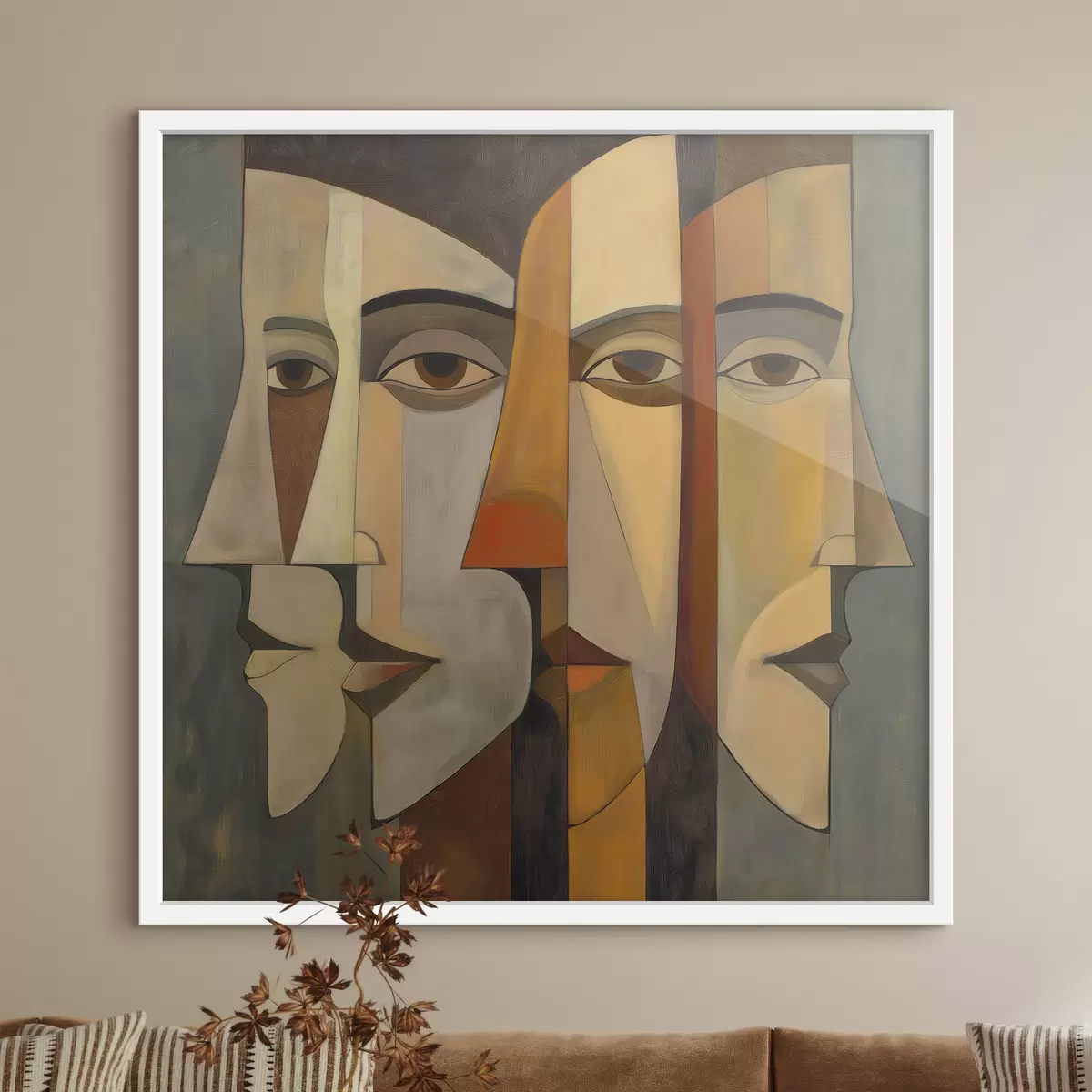 Poster Fețe abstracte f51067