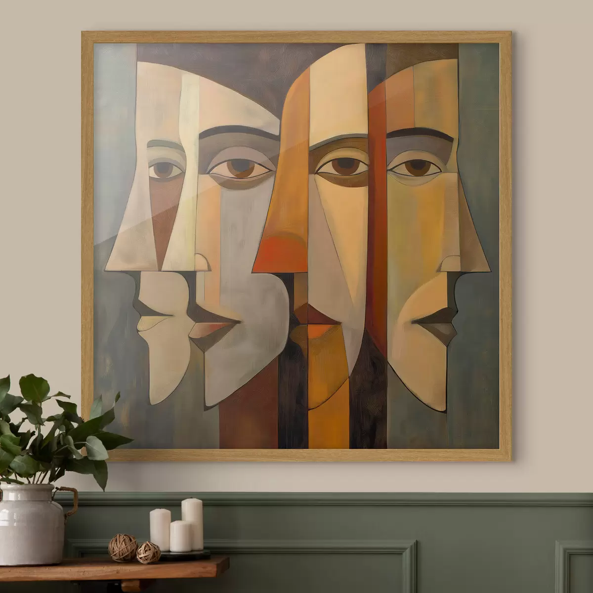 Poster Fețe abstracte f51067