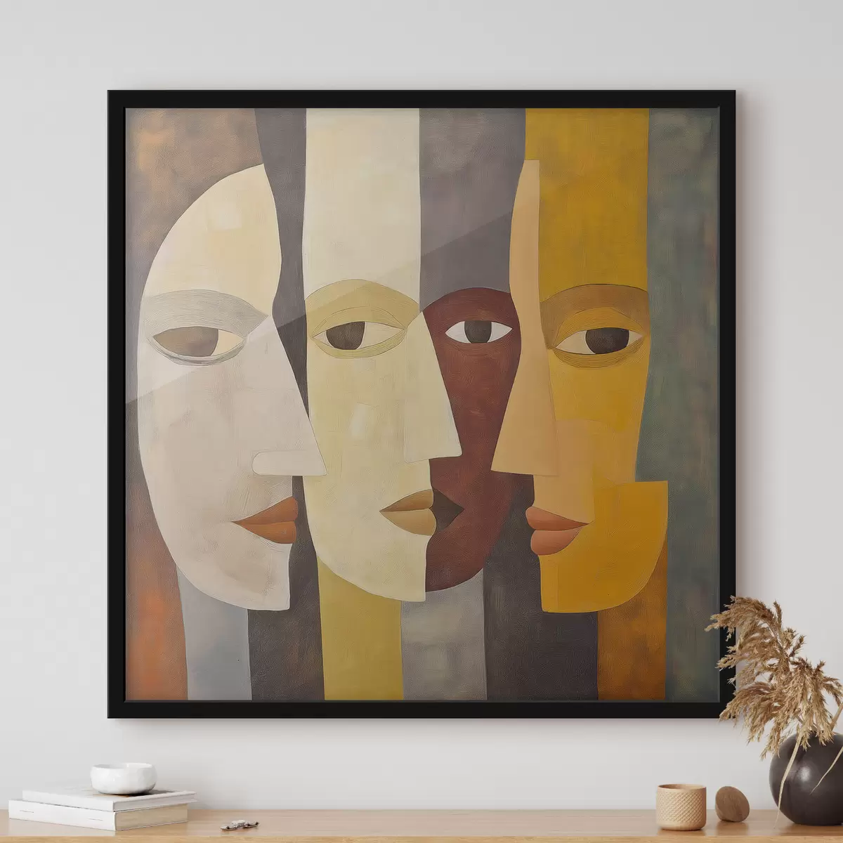 Poster Fețe abstracte f51068