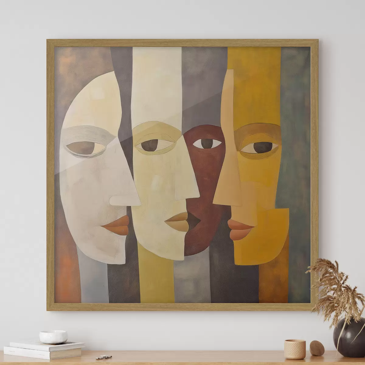 Poster Fețe abstracte f51068