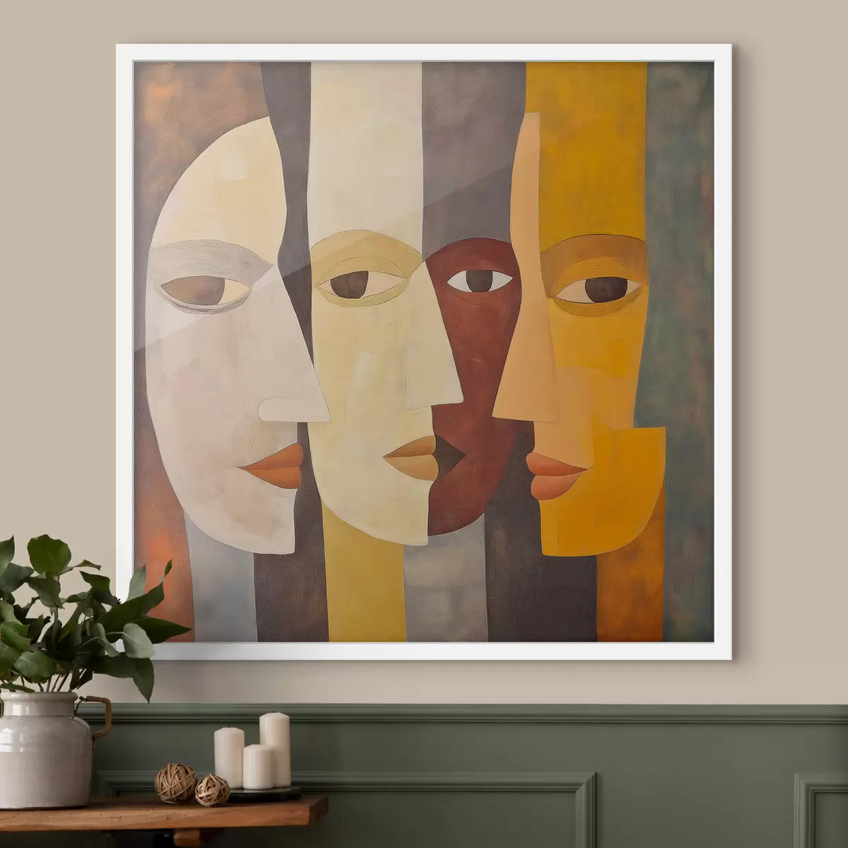 Poster Fețe abstracte f51068