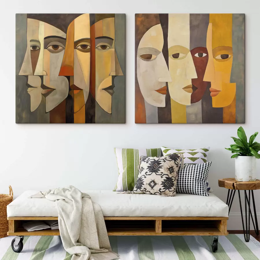 Tablouri Fețe abstracte m31084
