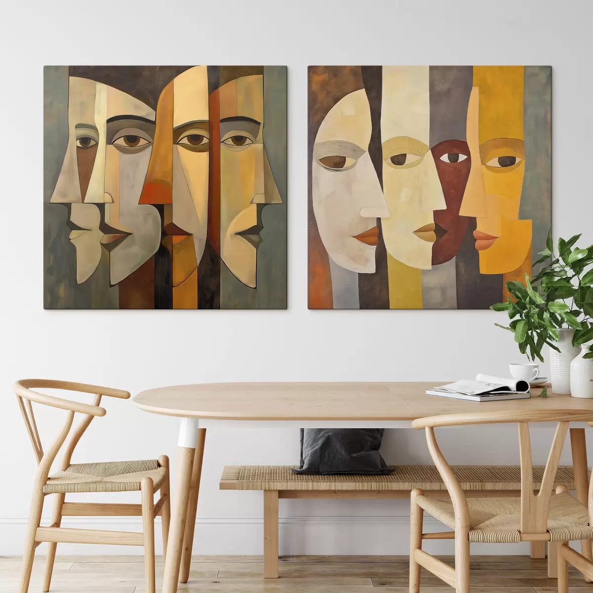 Tablouri Fețe abstracte m31084