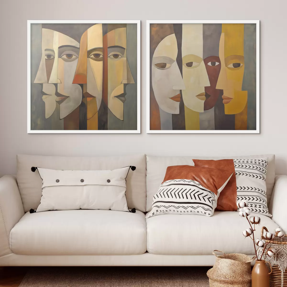 Poster Fețe abstracte d31084