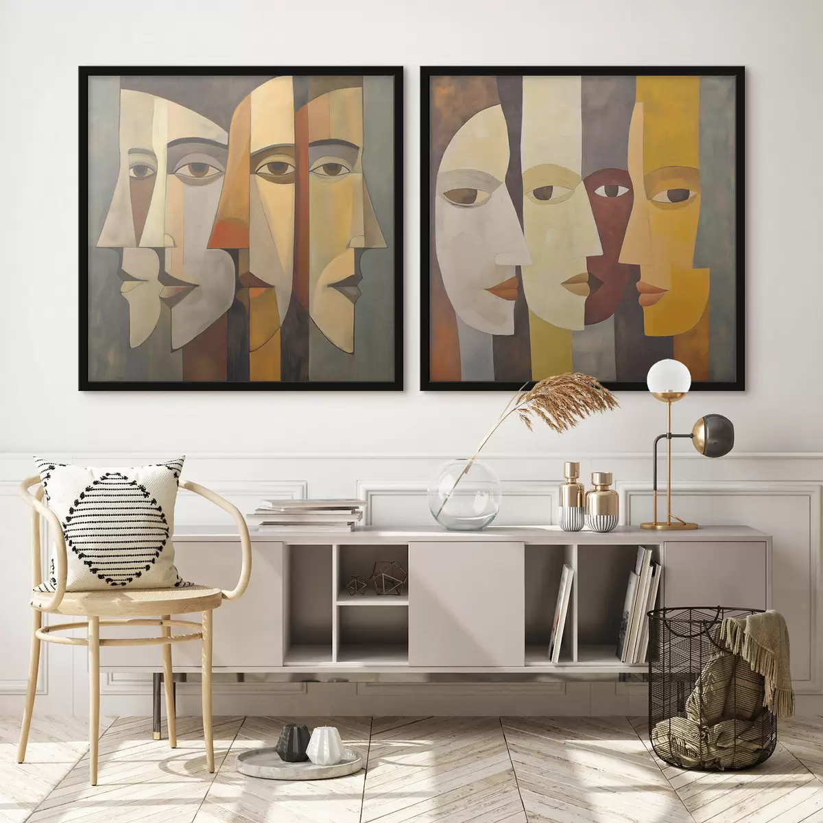 Poster Fețe abstracte d31084
