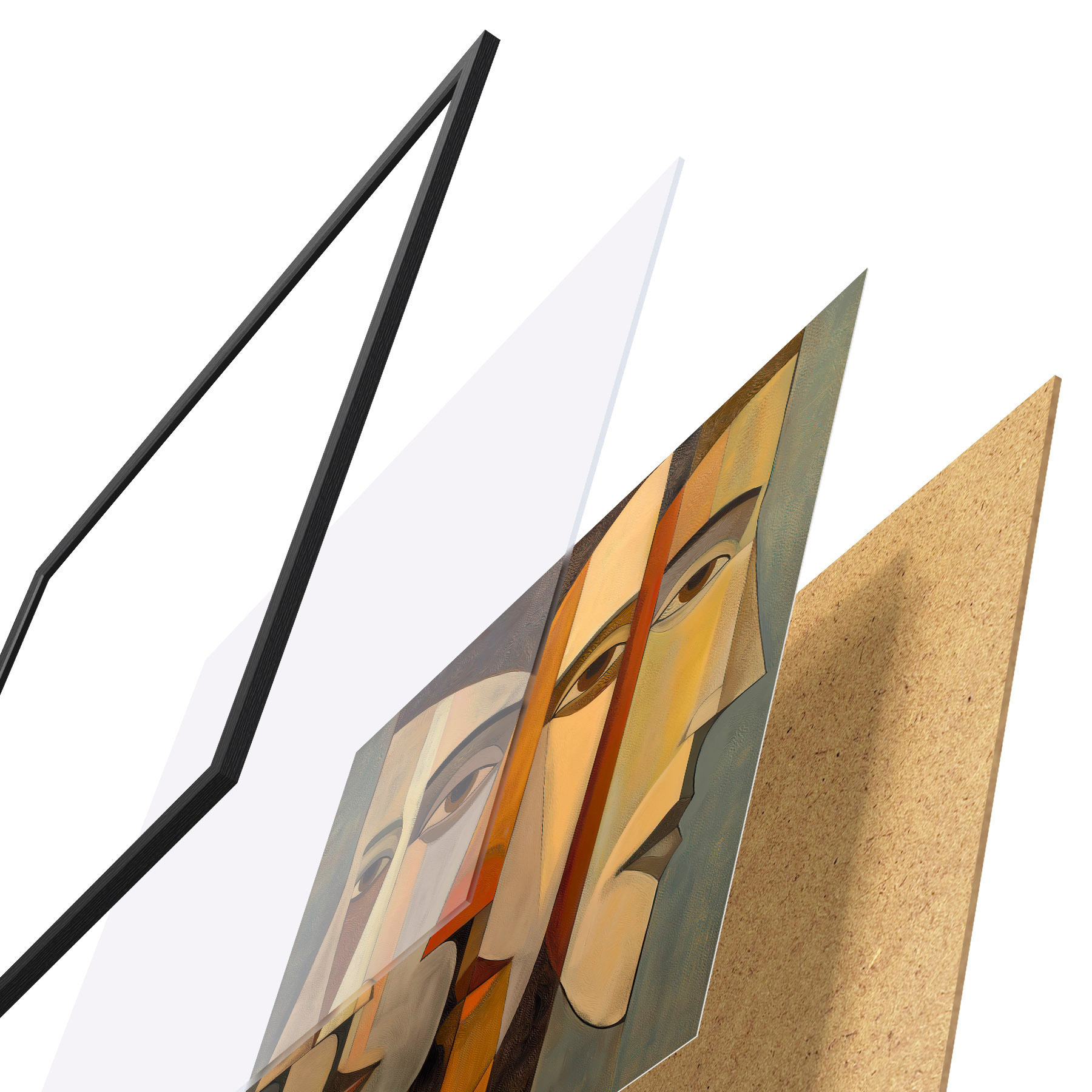 Poster Fețe abstracte d31084