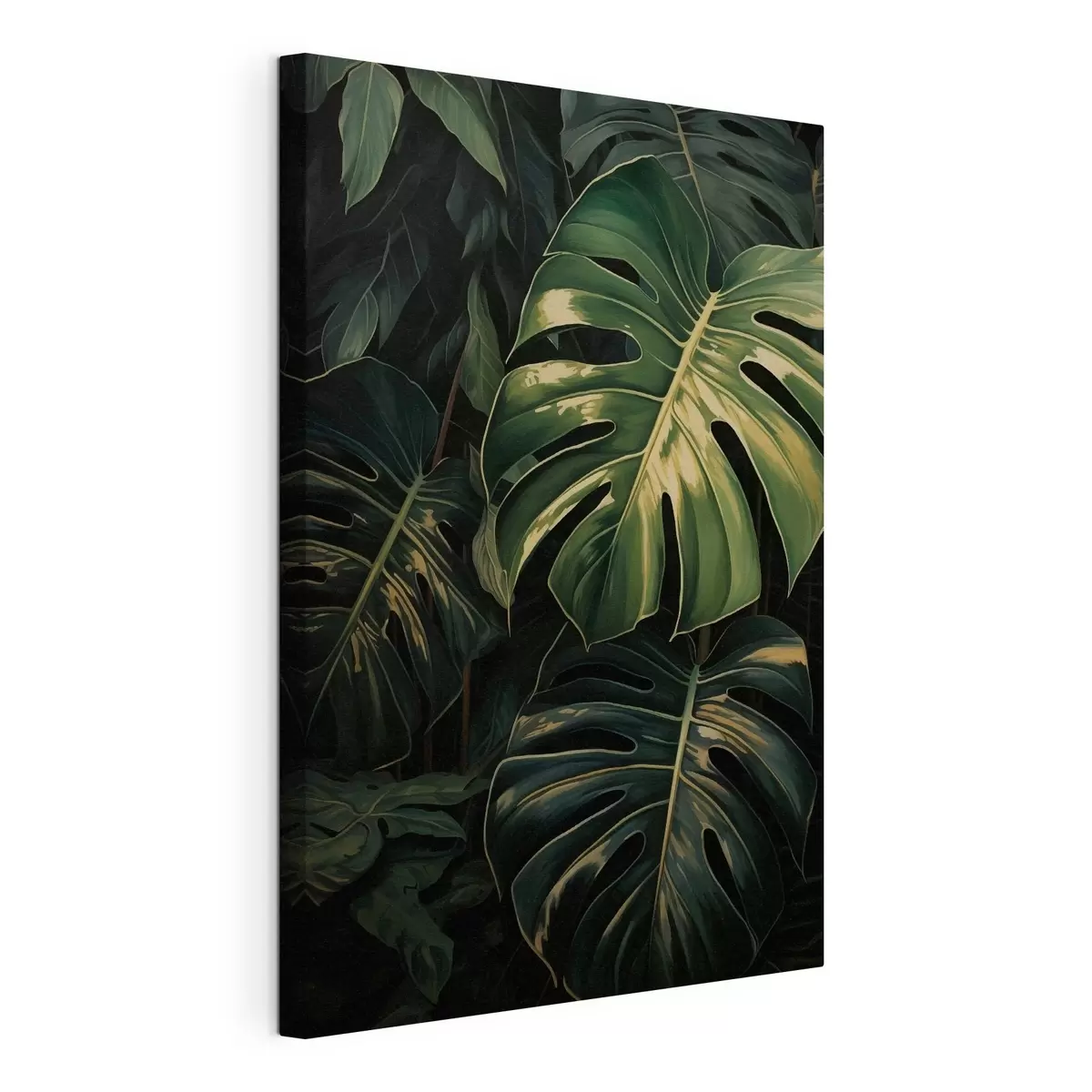 Tablouri Frunze lucioase de Monstera în „Dark Tropics” s51091