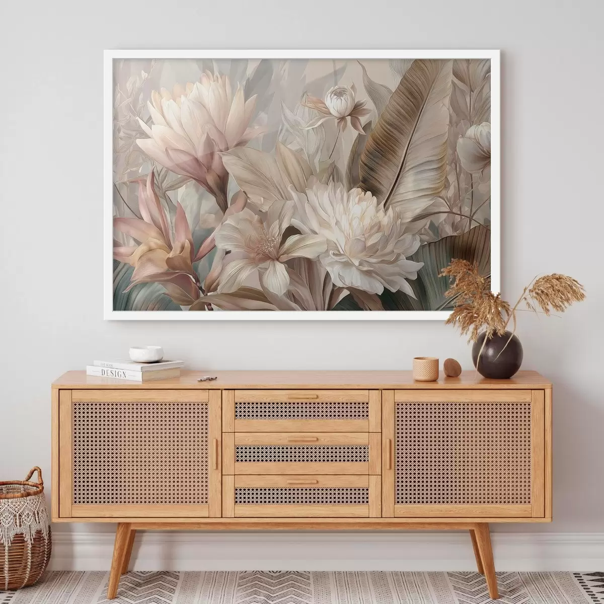 Poster Buchet exotic în nuanțe pastelate f51095