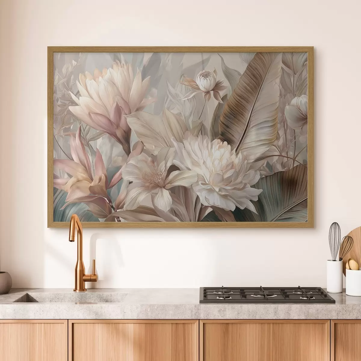 Poster Buchet exotic în nuanțe pastelate f51095