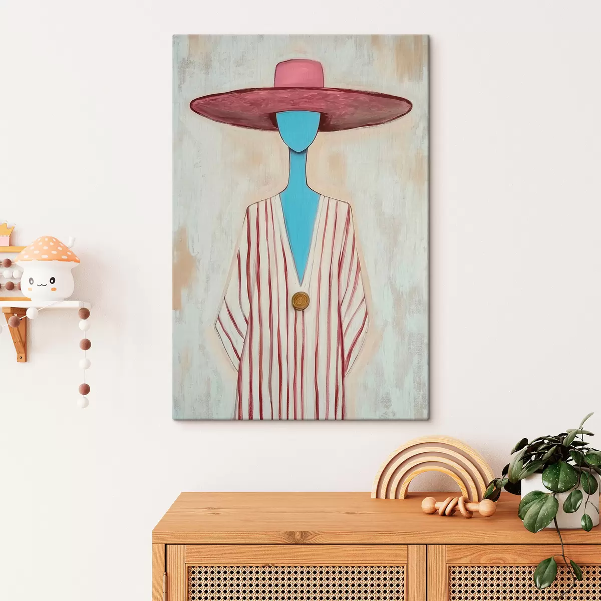 Tablouri Tablou reprezentând o figură feminină abstractă s51152